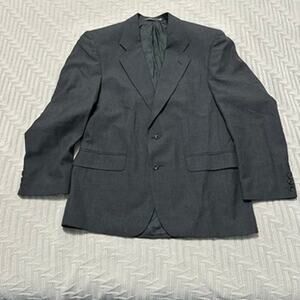 Alexandre London gray wool two button blazer size 40R